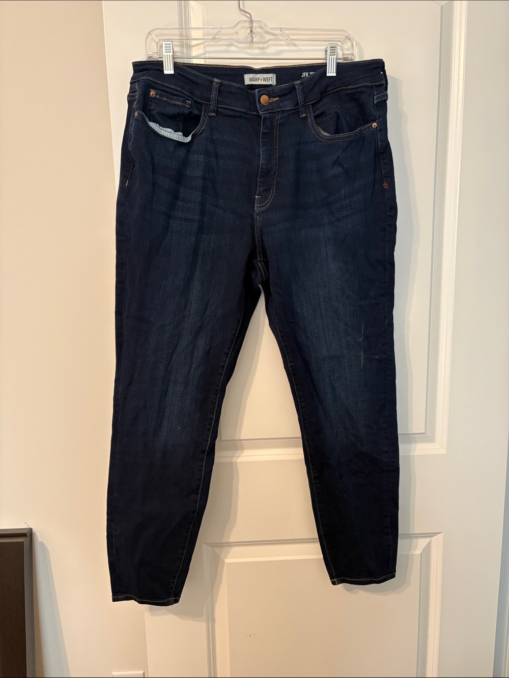 Warp + Weft Navy Skinny Jeans
